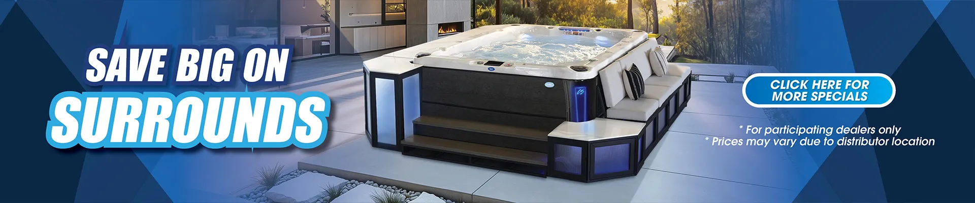 Calspas hot tub being used in a family setting - Milldale