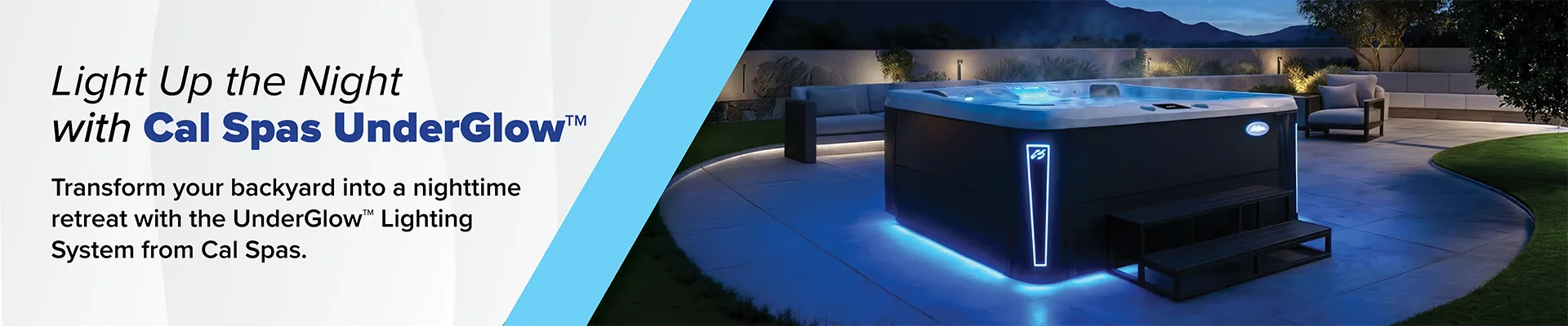 Calspas hot tub being used in a family setting - Milldale